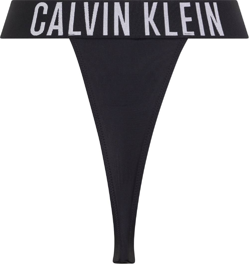 CALVIN KLEIN  Slip Bikini Calvin Klein Nero a Vita Alta 2025