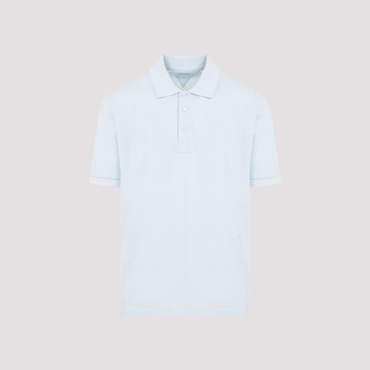 BOTTEGA VENETA  Polo in Cotone Blu da Uomo Bottega Veneta Promozione