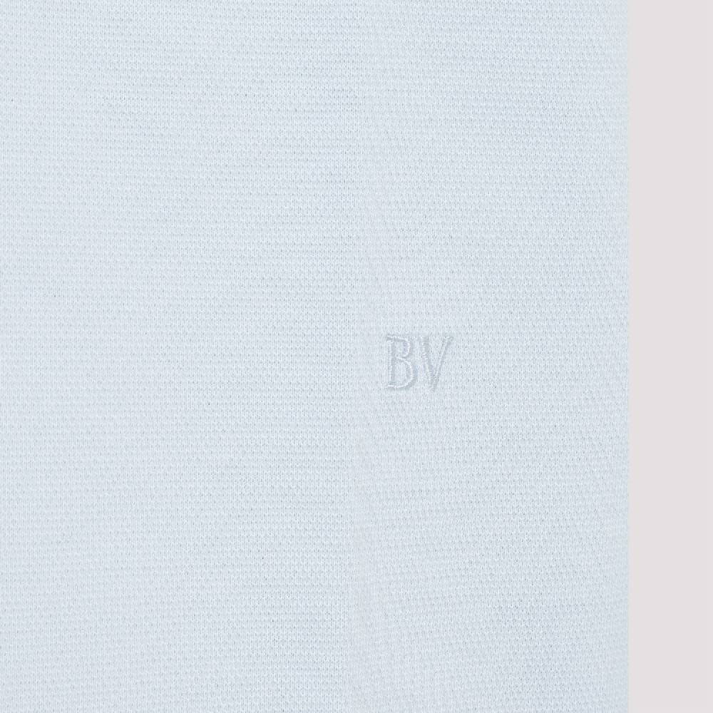 BOTTEGA VENETA  Polo in Cotone Blu da Uomo Bottega Veneta Promozione