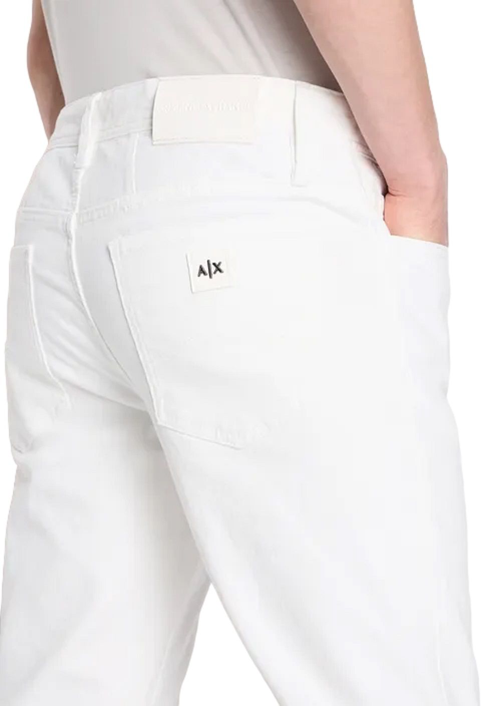 ARMANI EXCHANGE  Jeans Bianchi Elasticizzati da Uomo ARMANI EXCHANGE Spedizione Gratuita