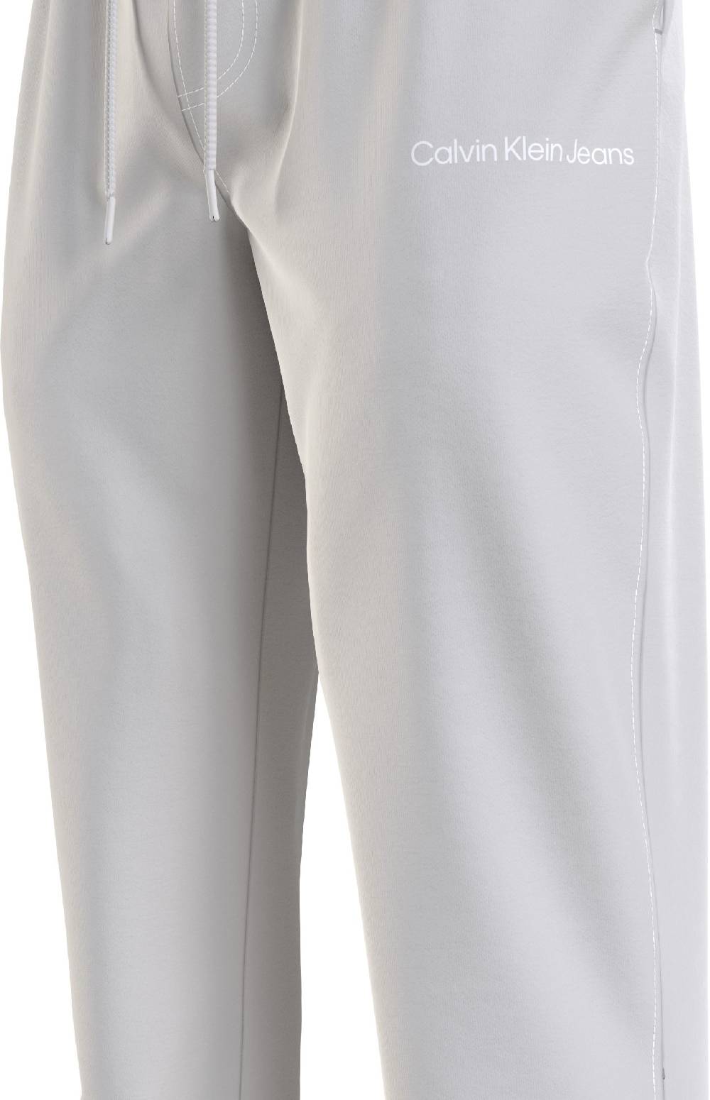 CALVIN KLEIN  Pantaloni Uomo Grigi in Cotone Calvin Klein Consegna Veloce