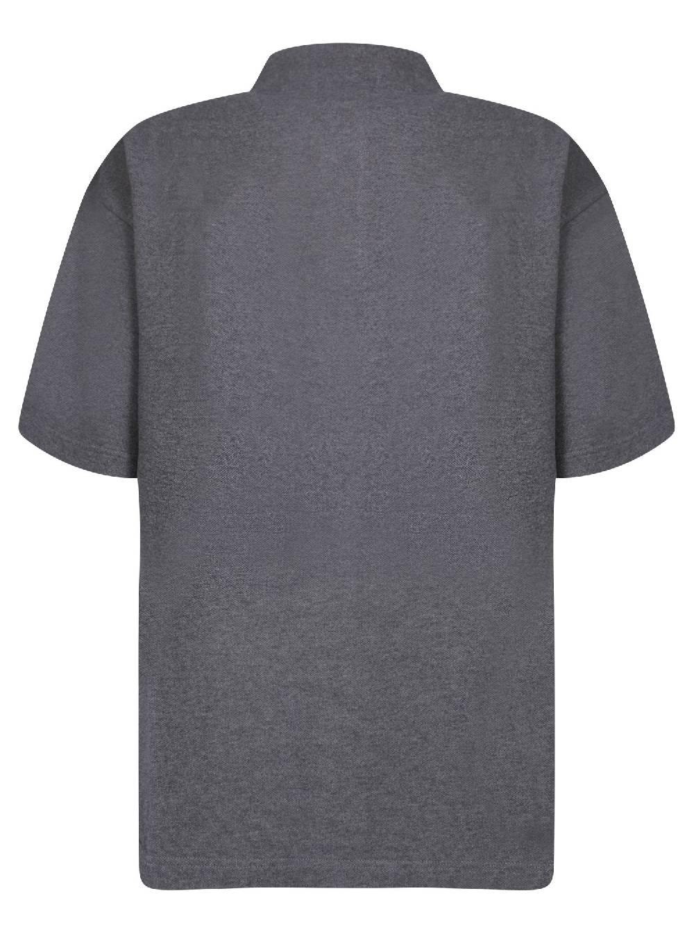 MAISON KITSUNÉ  Polo in Cotone Grigio Maison Kitsuné da Uomo Shopping Online