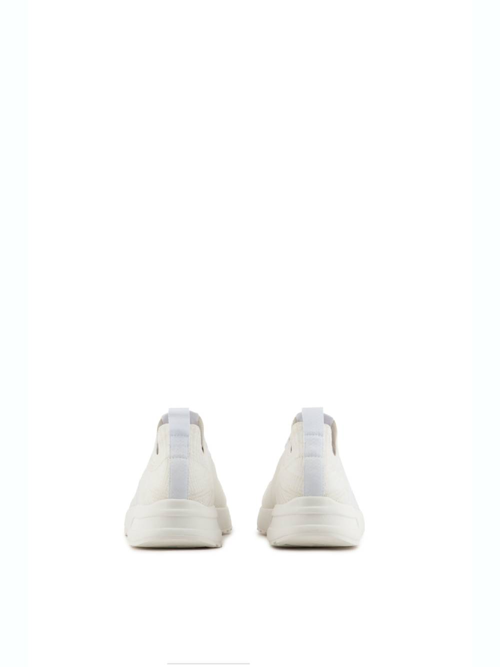 ARMANI EXCHANGE  Sneakers Bianche in Pelle da Uomo Armani Exchange Prezzo Ridotto