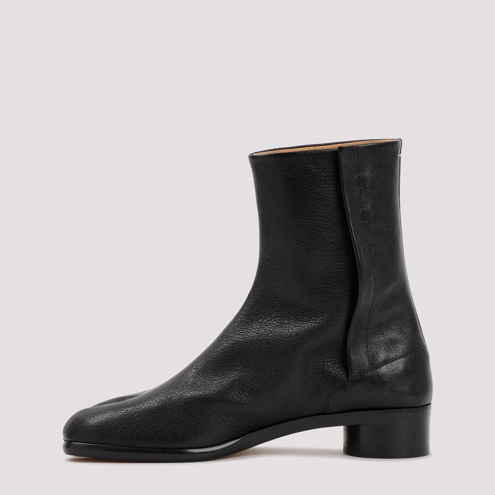 MAISON MARGIELA  Stivaletti Tabi Maison Margiela in Pelle Nera - Tacco 3cm Convenienza