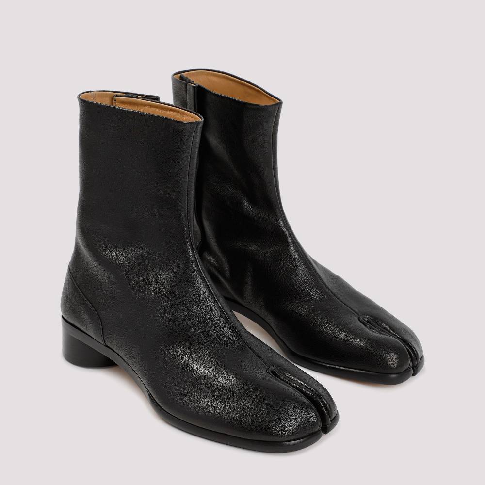 MAISON MARGIELA  Stivaletti Tabi Maison Margiela in Pelle Nera - Tacco 3cm Convenienza