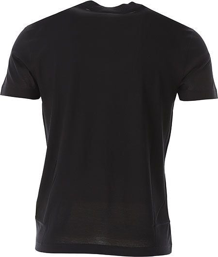 EMPORIO ARMANI  T-Shirt Uomo Emporio Armani in Lyocell e Cotone Nero Online
