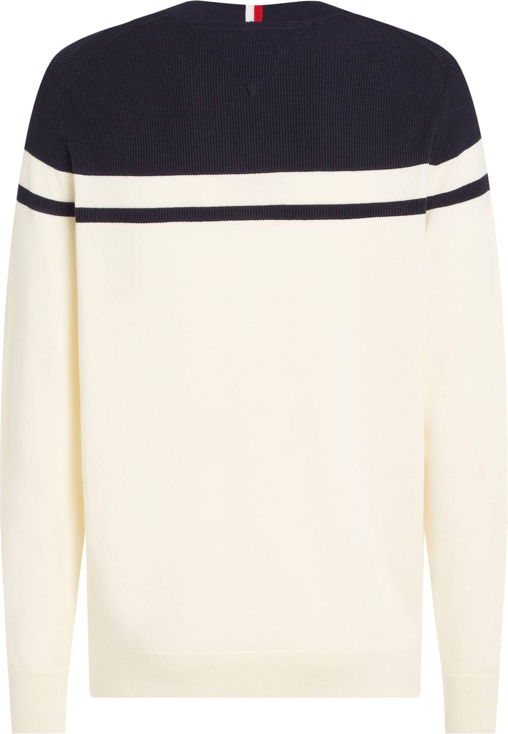 TOMMY HILFIGER  Felpa di Cotone Crema da Uomo Tommy Hilfiger Vendita Economica