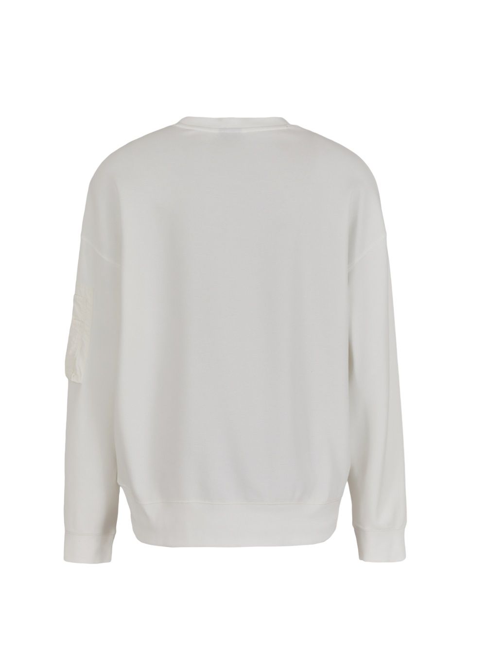 ARMANI EXCHANGE  Felpa Bianca in Cotone Misto Uomo Armani Exchange Qualità