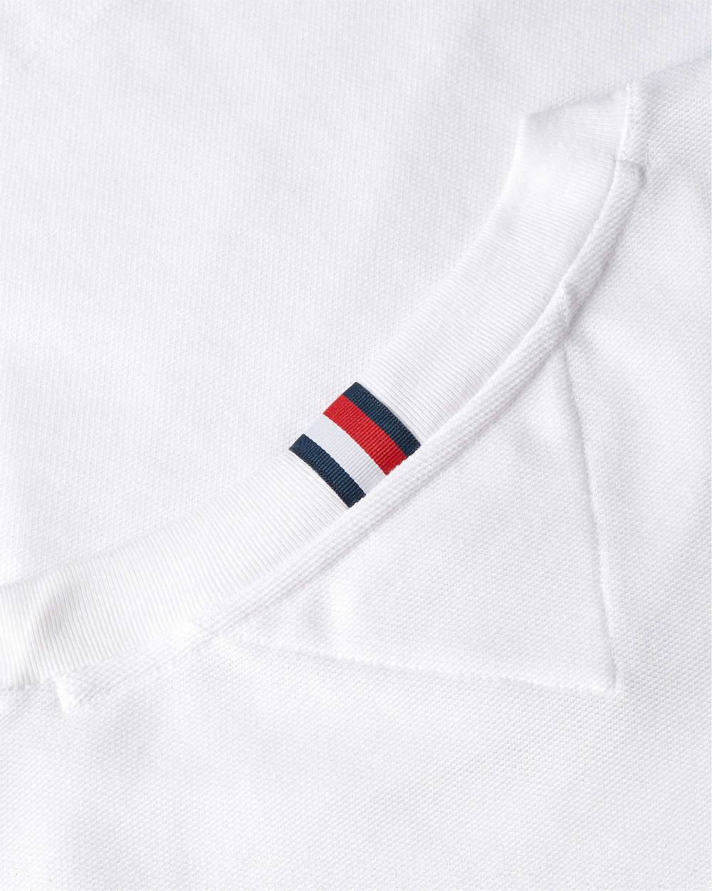 TOMMY HILFIGER  T-Shirt Uomo Tommy Hilfiger Bianca Regular Fit - Misto Cotone Vendita