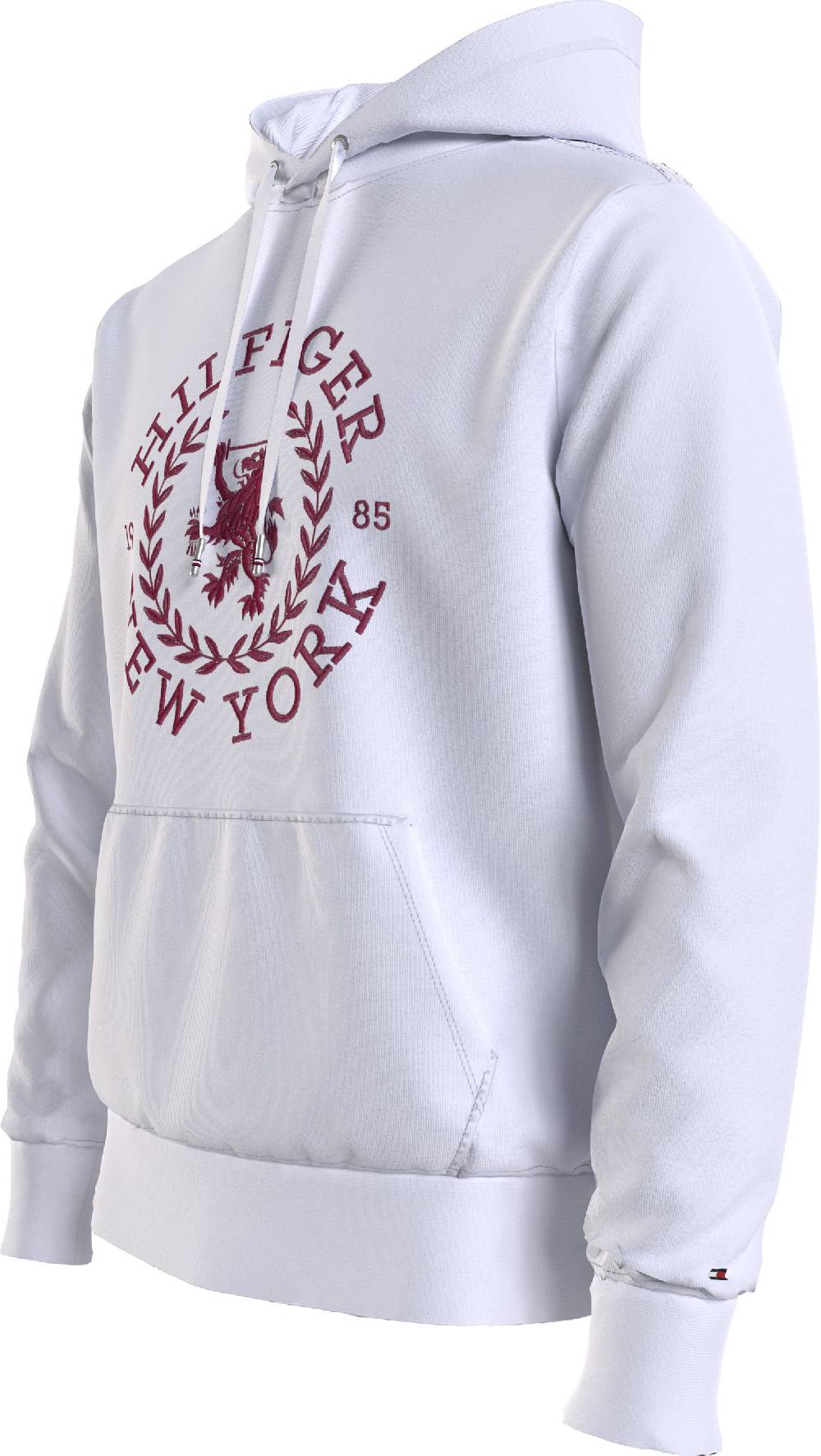TOMMY HILFIGER  Felpa con Cappuccio Bianca in Cotone da Uomo Tommy Hilfiger Promozione
