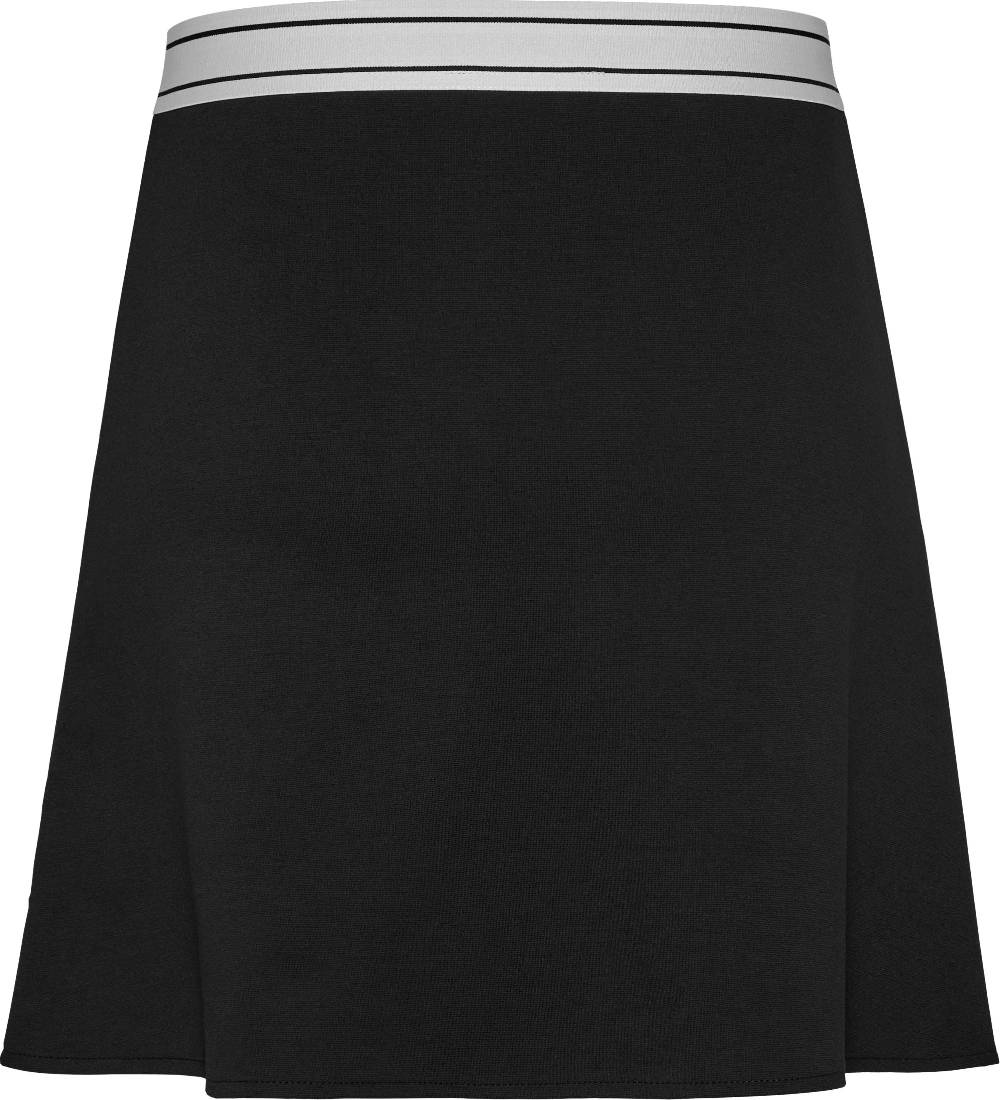 TOMMY JEANS  Gonna Nera Tommy Jeans - Tessuto Elasticizzato Viscosa Donna Qualità