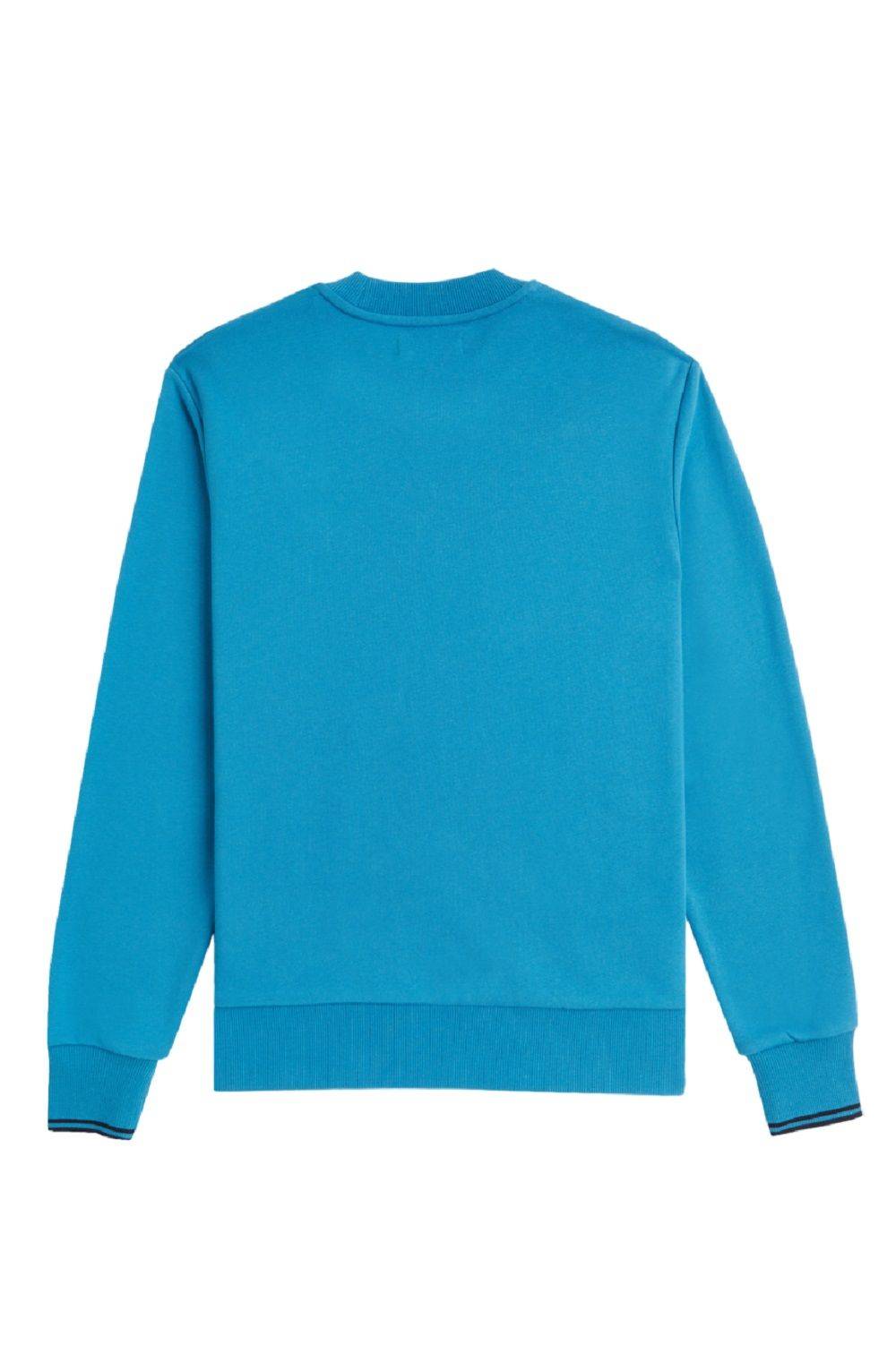 FRED PERRY  Felpa di Cotone Blu Uomo Fred Perry Pezzi Unici