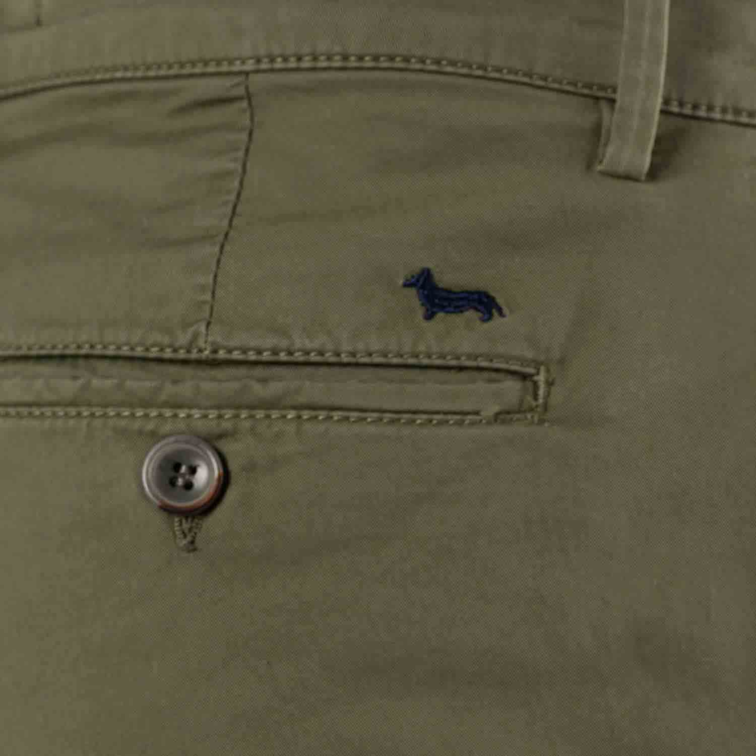 HARMONT & BLAINE  Bermuda Stretch Verde Cotone da Uomo Harmont & Blaine Soddisfazione Garantita