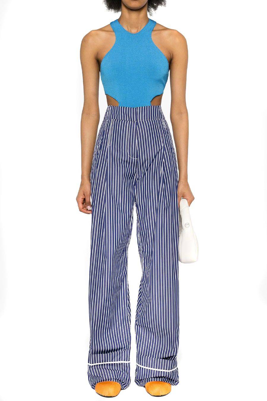 DES PHEMMES  Pantaloni di Seta Multicolori DES PHEMMES per Donna Negozi Online