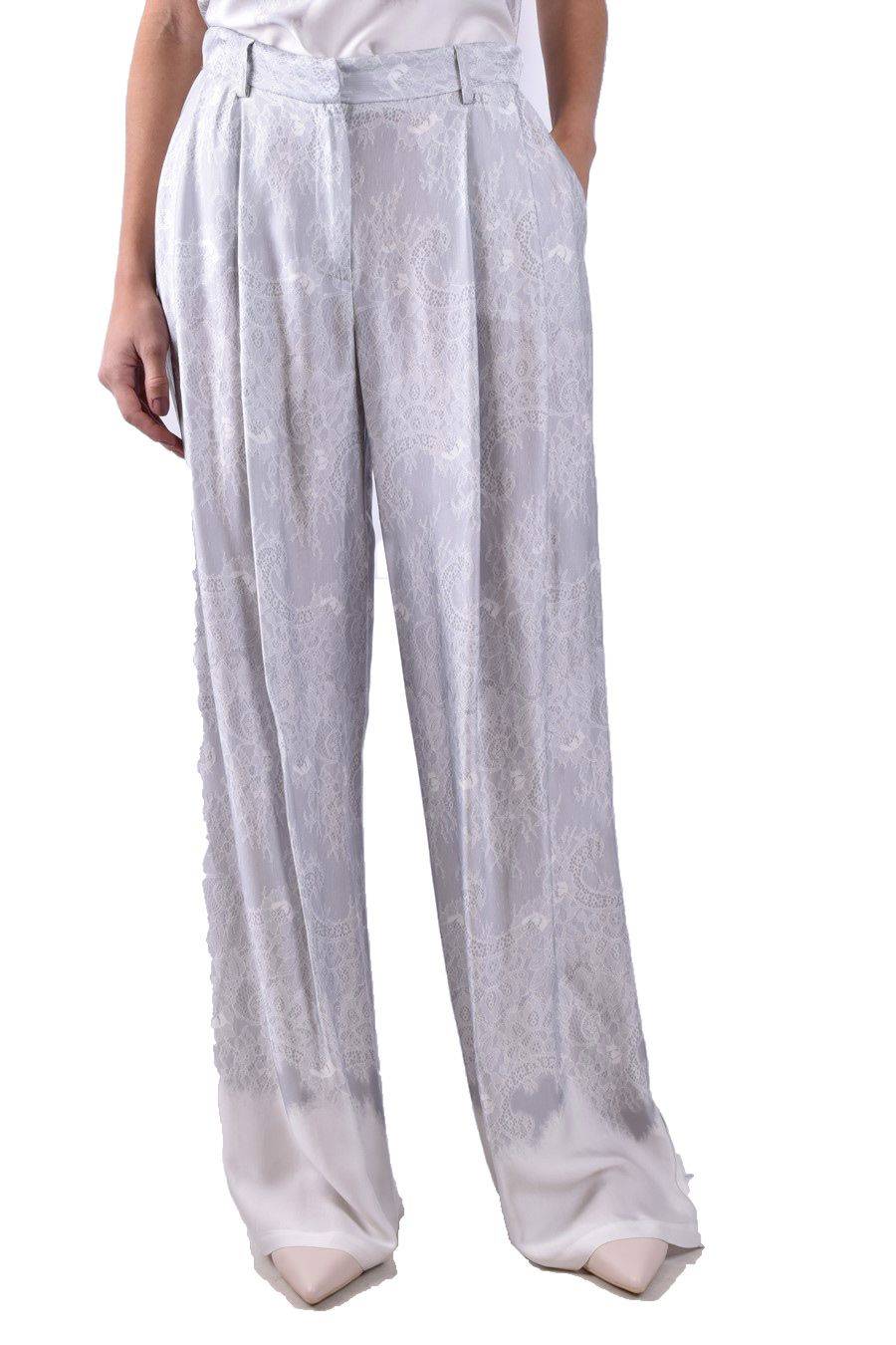 ERMANNO SCERVINO  Pantaloni Donna Ermanno Scervino Grigio in Viscosa Outlet