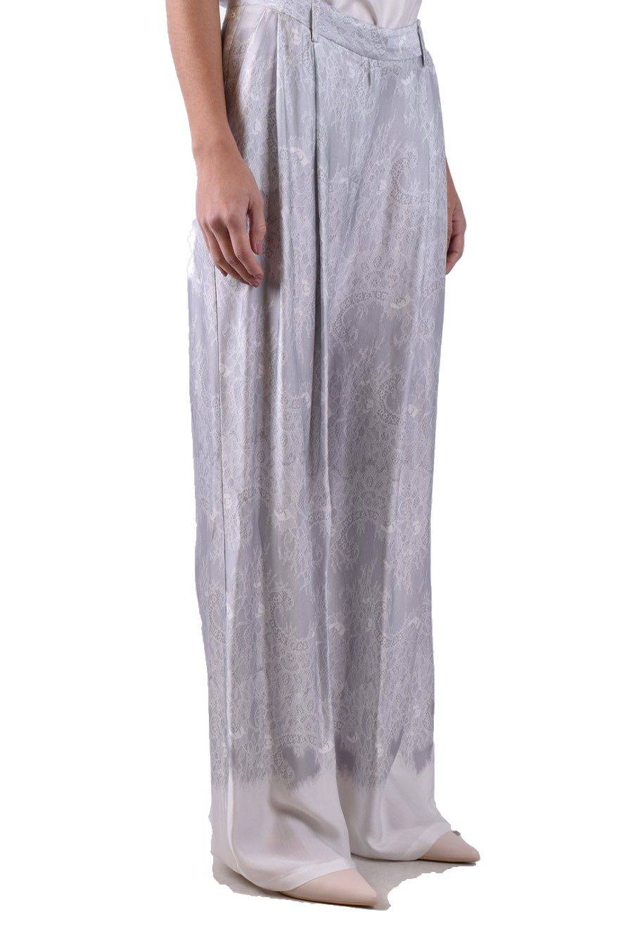 ERMANNO SCERVINO  Pantaloni Donna Ermanno Scervino Grigio in Viscosa Outlet
