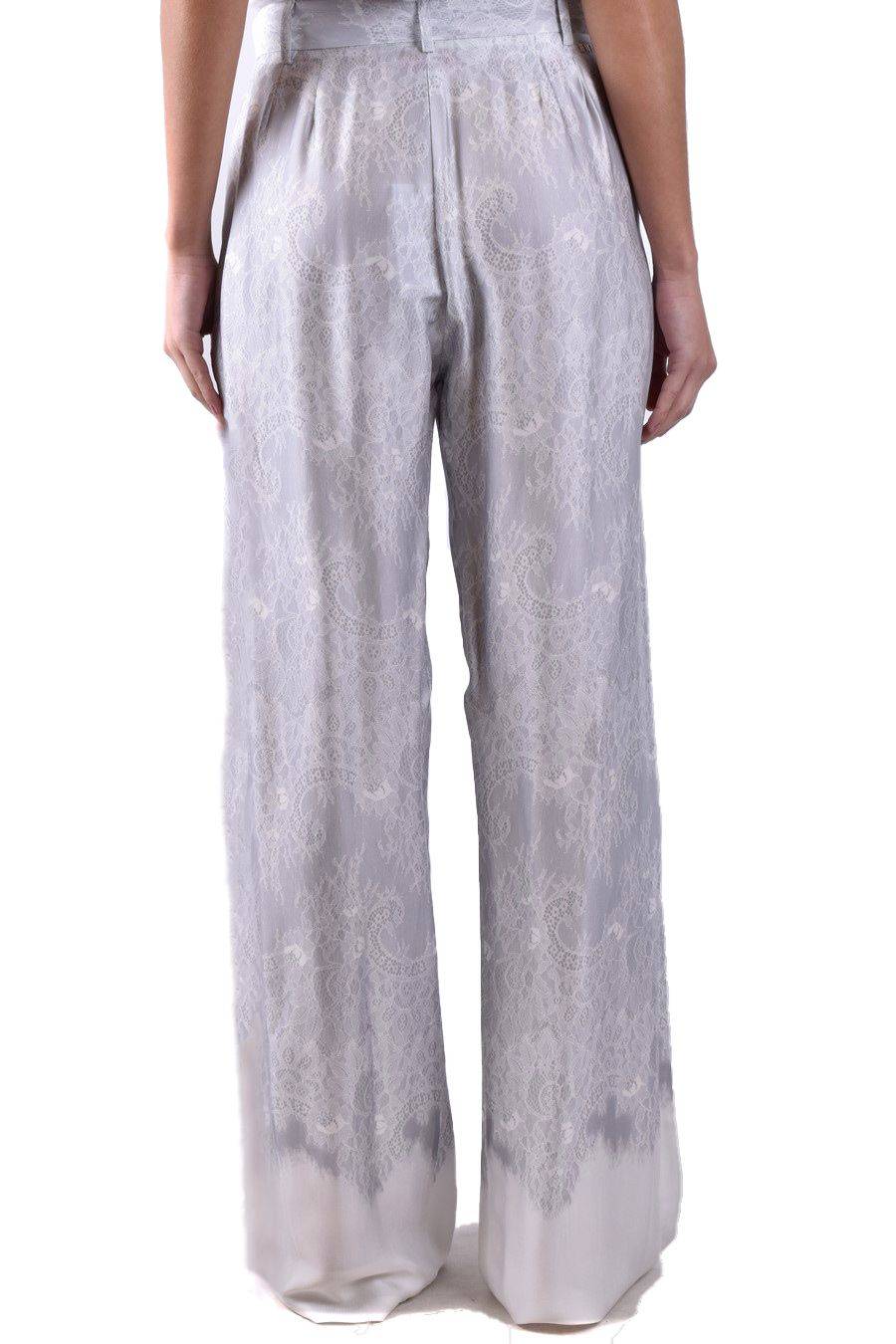 ERMANNO SCERVINO  Pantaloni Donna Ermanno Scervino Grigio in Viscosa Outlet