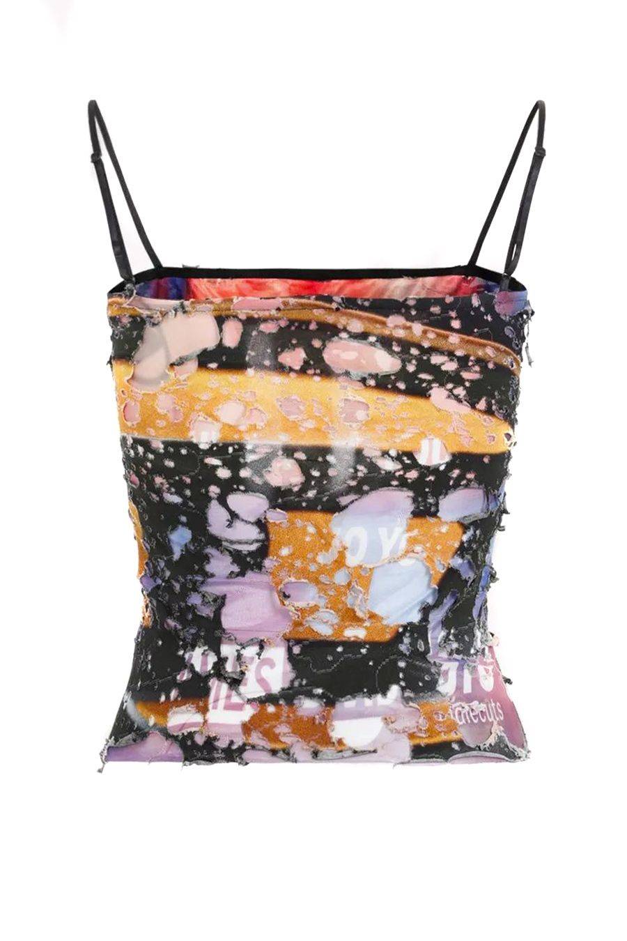 DIESEL  Top Grigio in Poliestere da Donna Diesel - A13572 Sconto