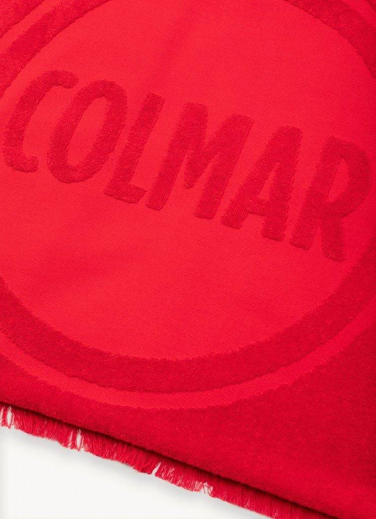 COLMAR  Asciugamano da Spiaggia Rosso in Cotone Unisex Colmar con Frange Offerta