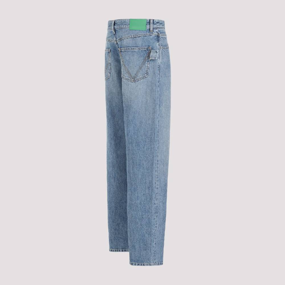 BOTTEGA VENETA  Jeans Dritti in Cotone Blu Medio Uomo Bottega Veneta Hotsell