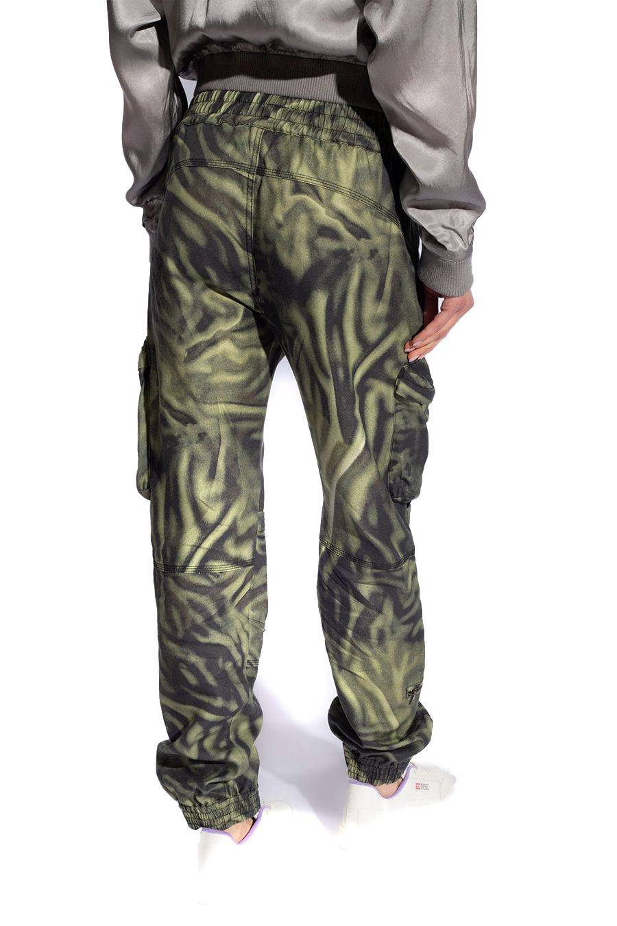 DIESEL  Pantaloni Diesel Multicolor in Lyocell per Donna - A12216 0WGAL5AFA Vendita Calda