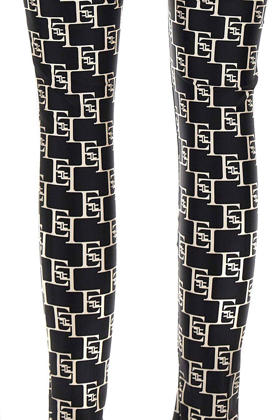ELISABETTA FRANCHI  Pantaloni Multicolor da Donna Elisabetta Franchi in Poliestere Vendita Economica