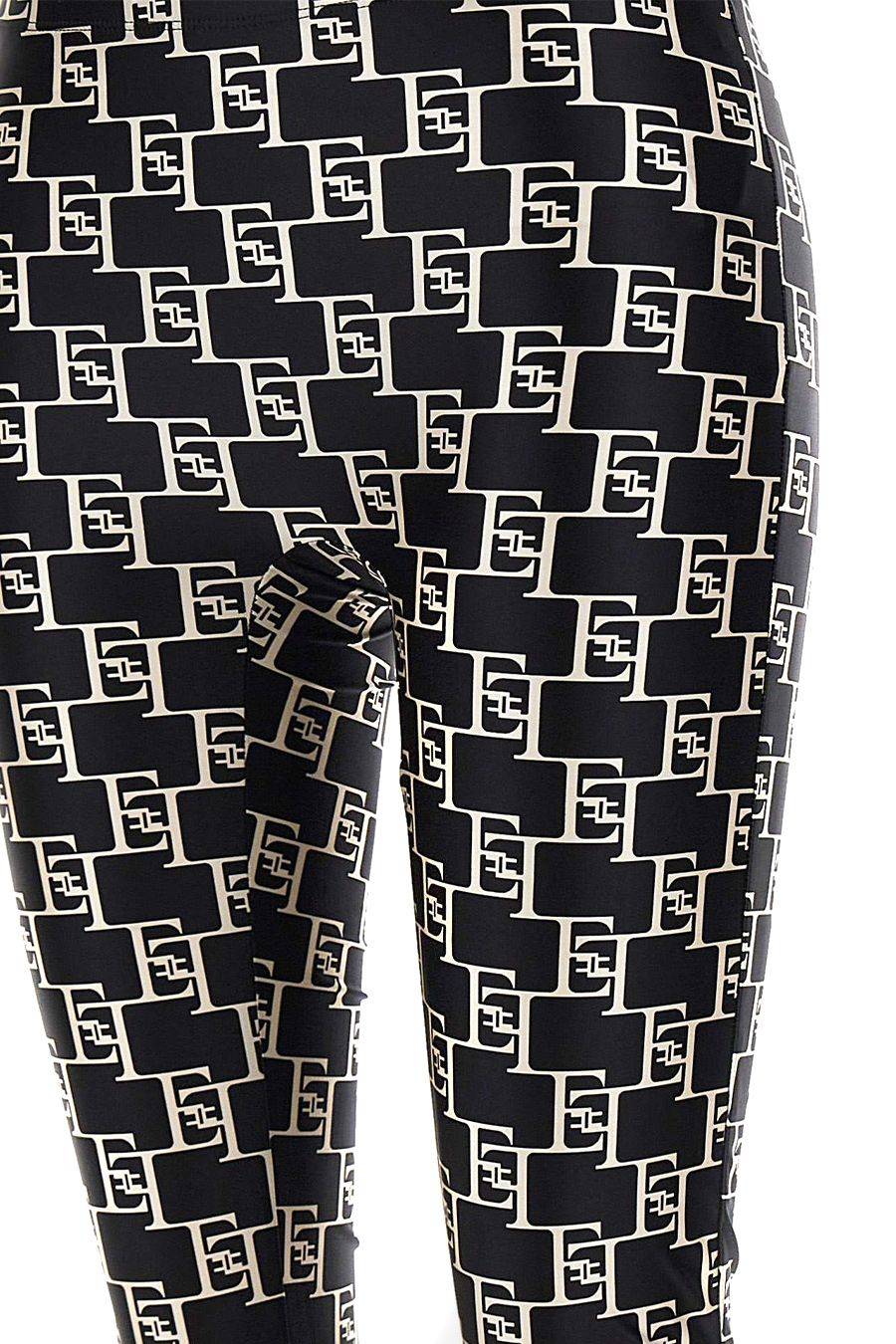 ELISABETTA FRANCHI  Pantaloni Multicolor da Donna Elisabetta Franchi in Poliestere Vendita Economica