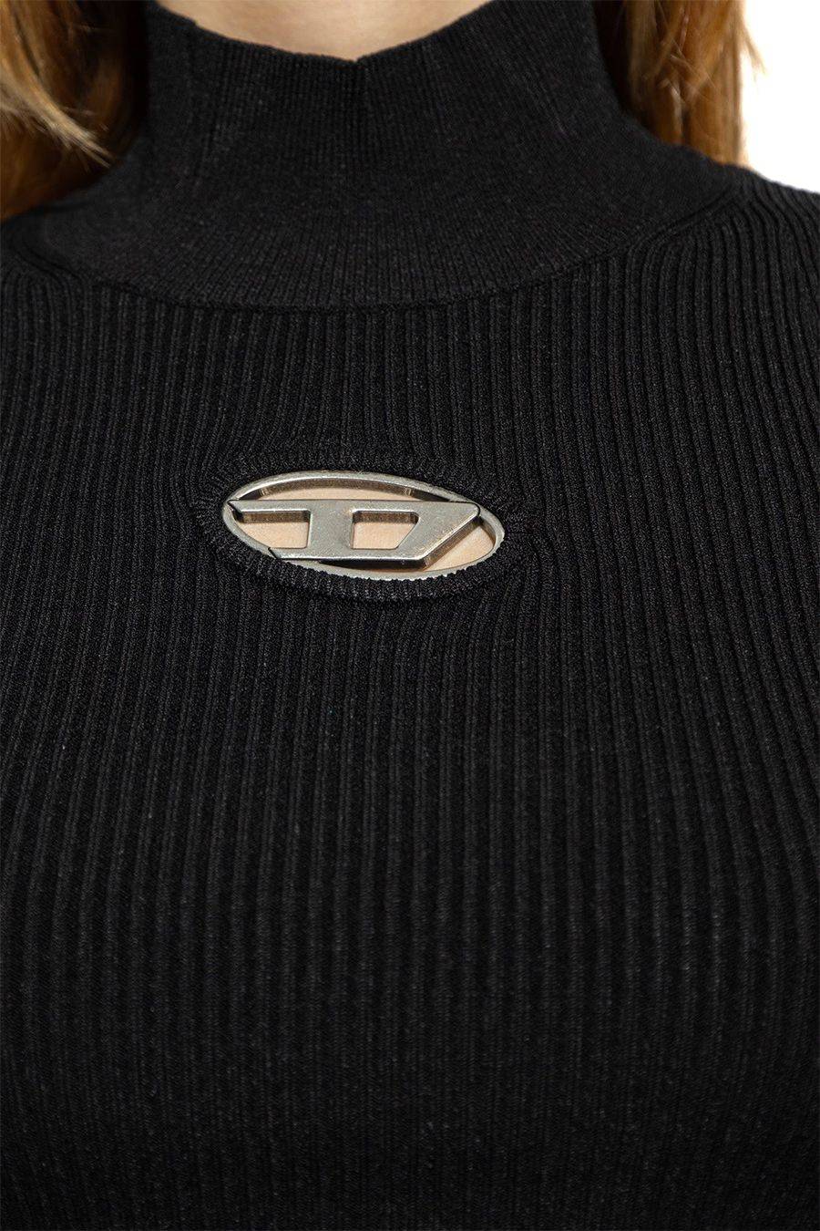 DIESEL  Top Nero in Cotone Diesel da Donna - A13020 0DLAX9XX Nuova