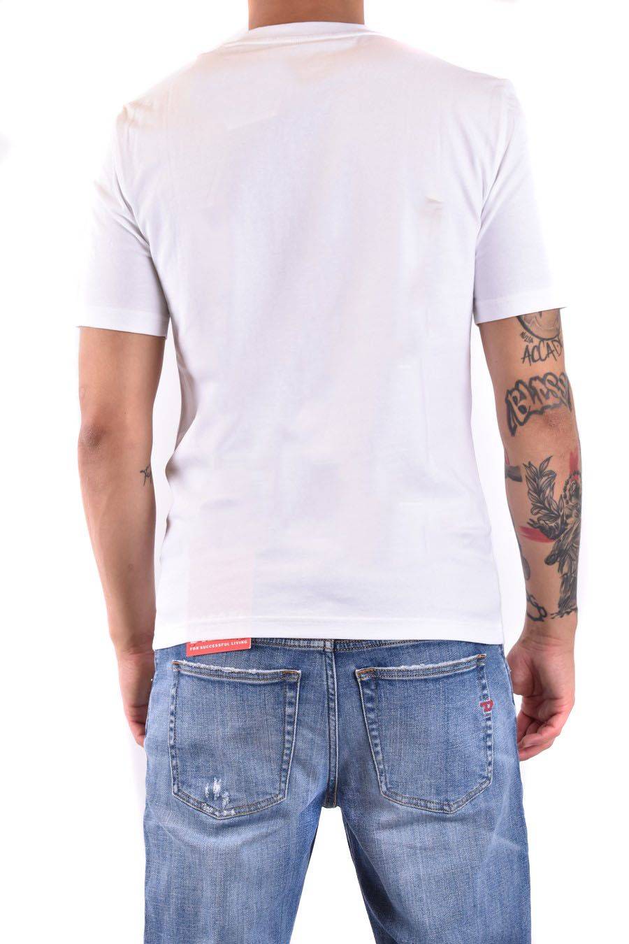 MOSCHINO  Polo Bianca in Cotone da Uomo Moschino A0702 20391001 Moda
