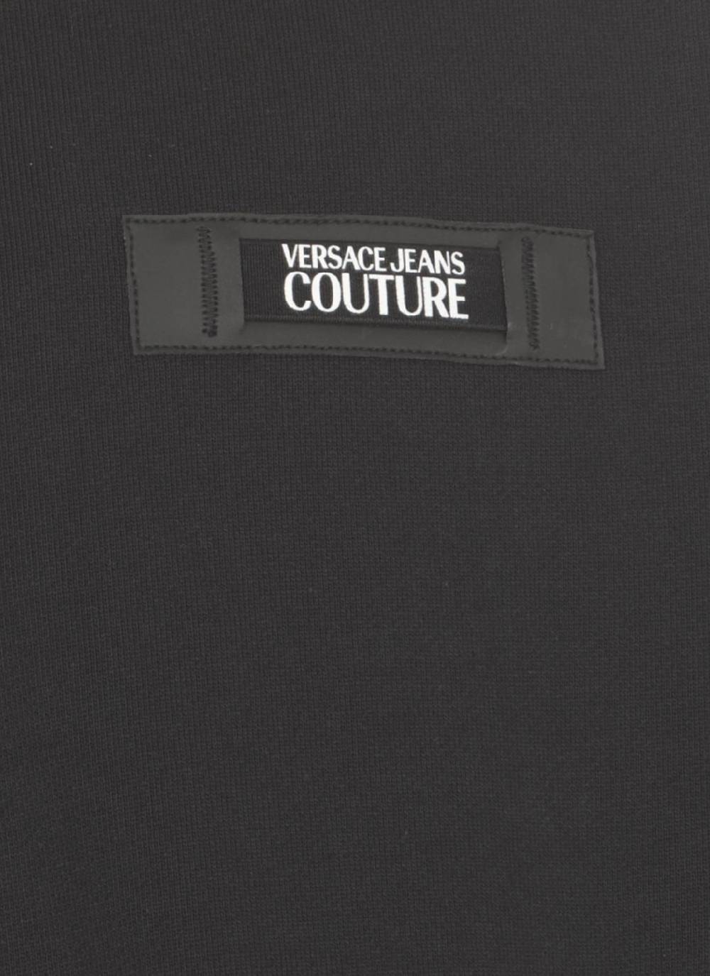 VERSACE JEANS COUTURE  Felpa Versace Jeans Couture in Cotone Nero Uomo In Linea