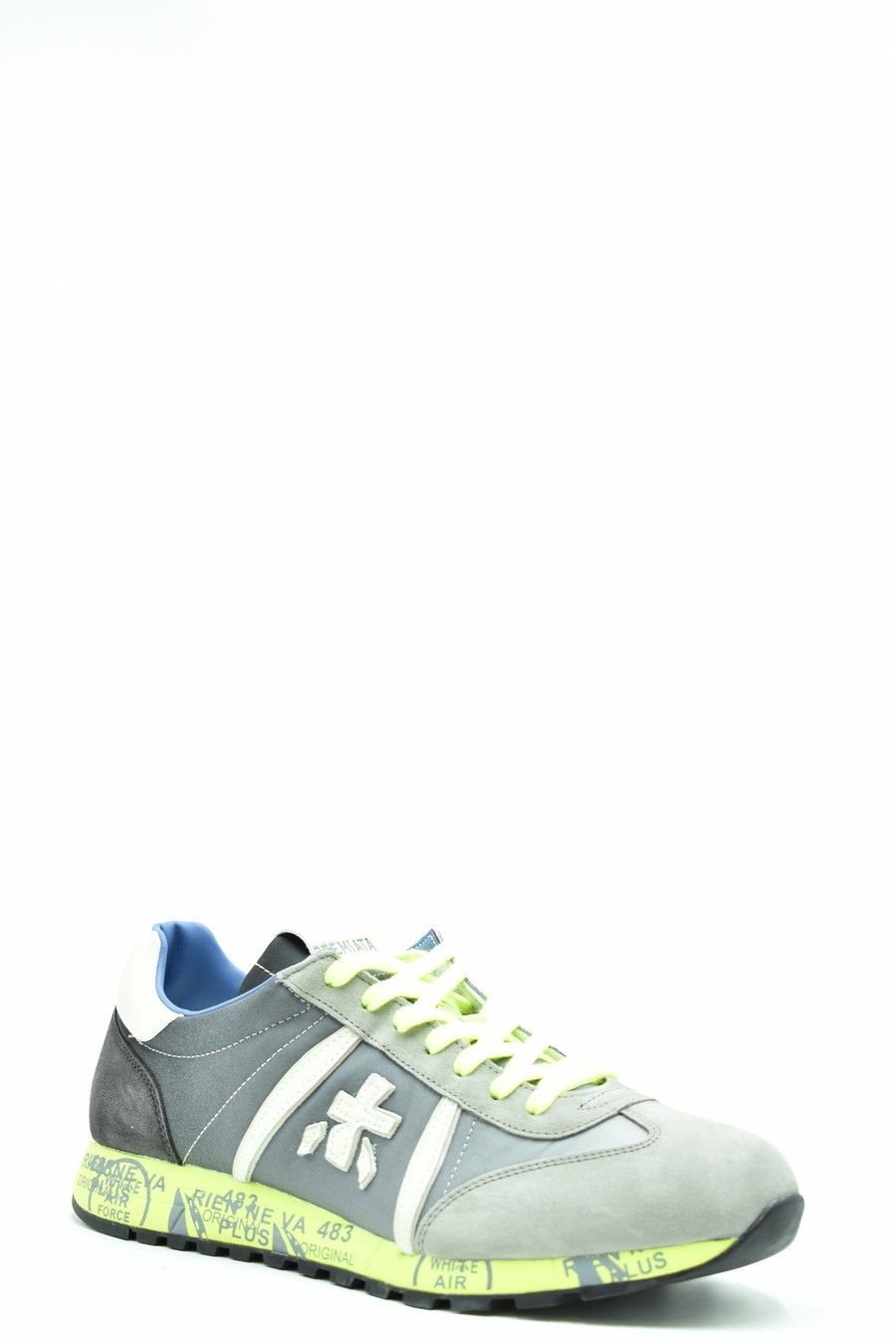 PREMIATA  Sneakers di Pelle Multicolore Premiata Lucy per Uomo Offerta San Valentino