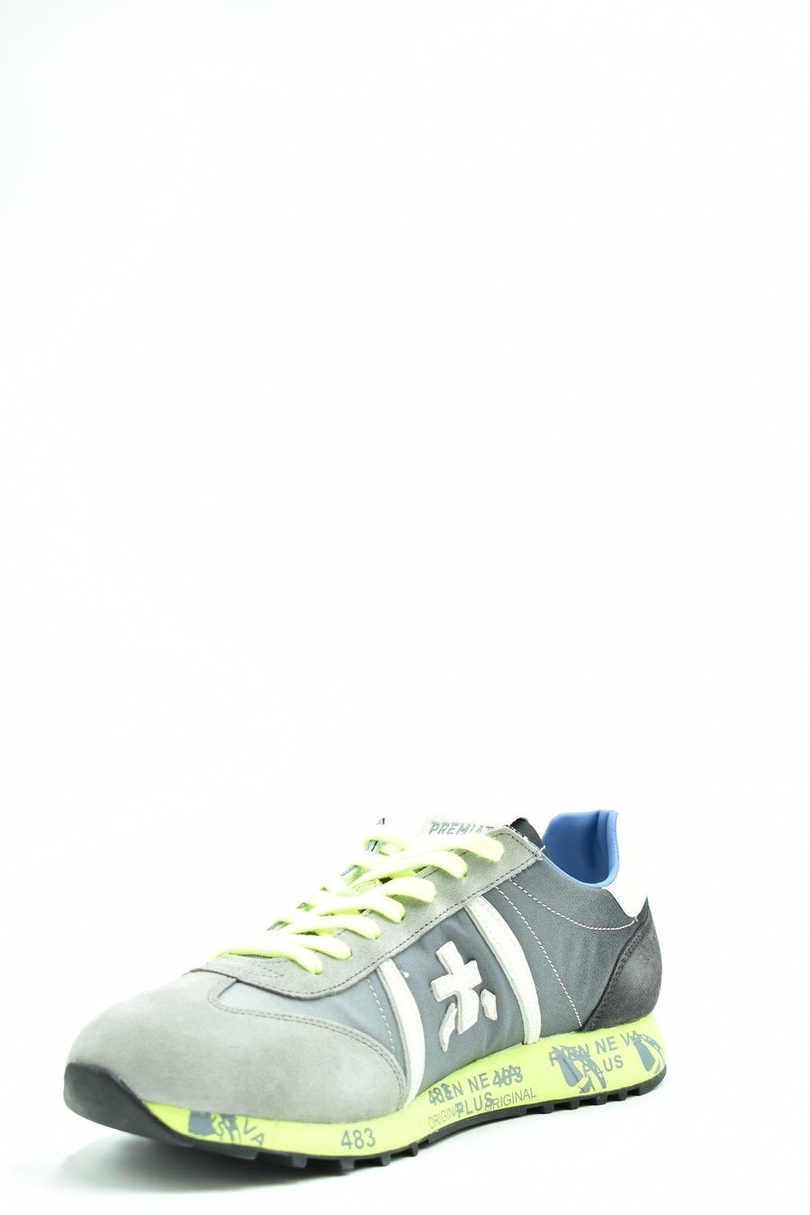 PREMIATA  Sneakers di Pelle Multicolore Premiata Lucy per Uomo Offerta San Valentino