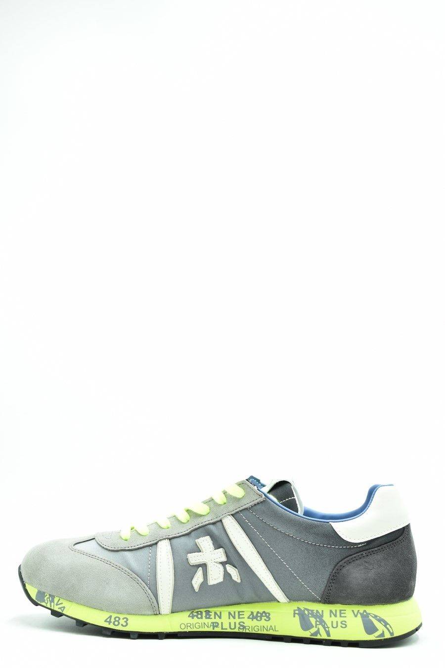 PREMIATA  Sneakers di Pelle Multicolore Premiata Lucy per Uomo Offerta San Valentino