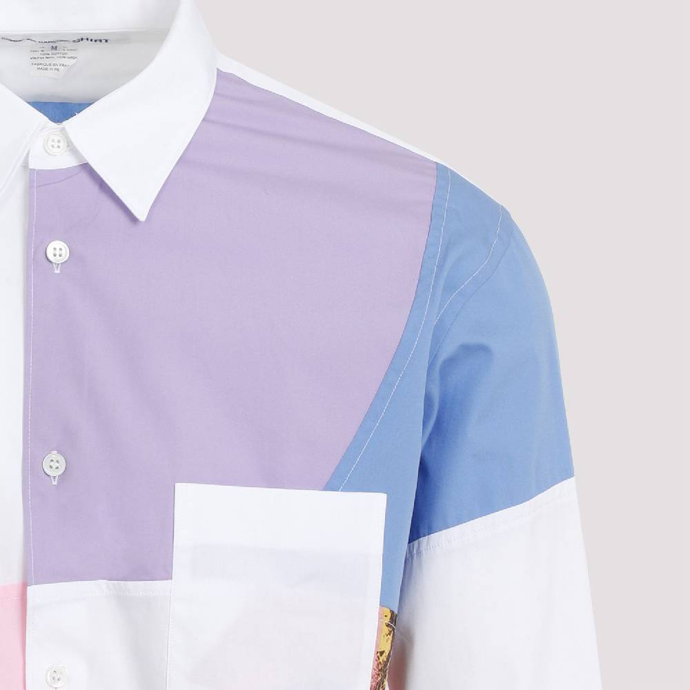 COMME DES GARÇONS SHIRT  Camicia Poplin Patchwork Andy Warhol da Uomo Comme des Garçons Latest fashion