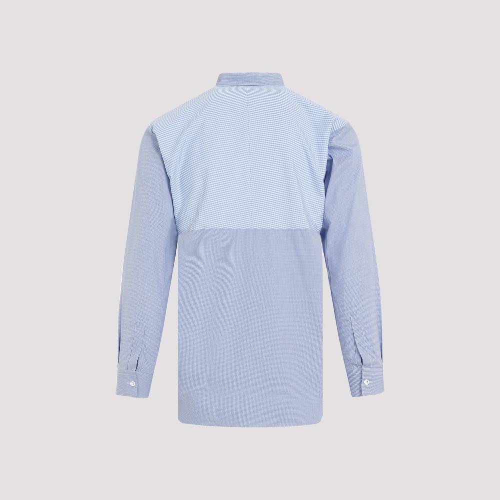 COMME DES GARÇONS SHIRT  Camicia a Righe Blu Cotone Comme Des Garçons Uomo Soddisfazione Garantita