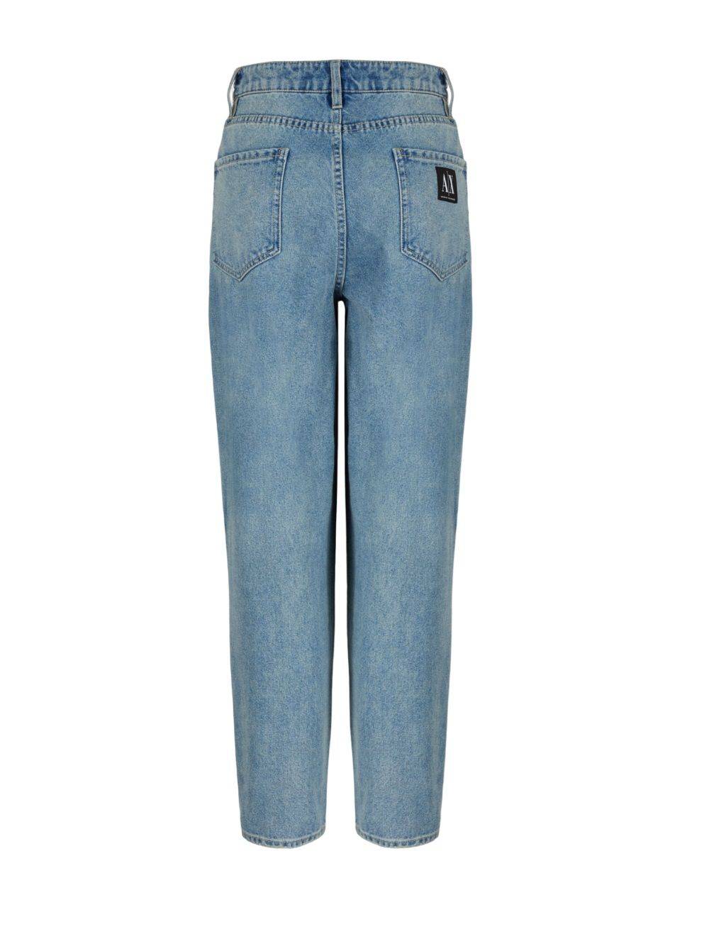 ARMANI EXCHANGE Jeans di Cotone Blu da Donna Armani Exchange Offerte esclusive