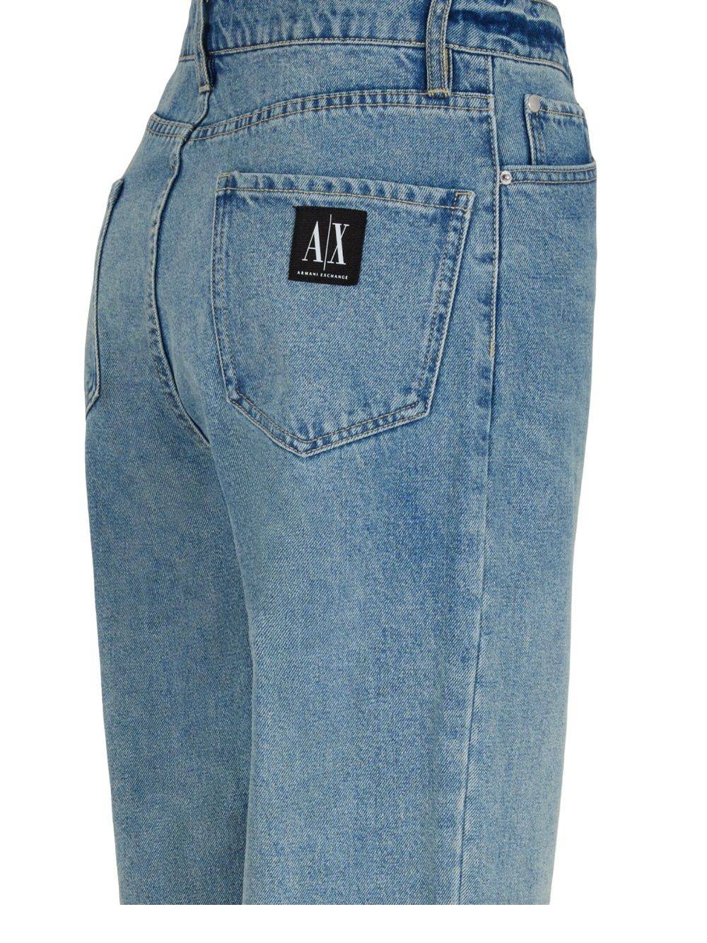 ARMANI EXCHANGE Jeans di Cotone Blu da Donna Armani Exchange Offerte esclusive