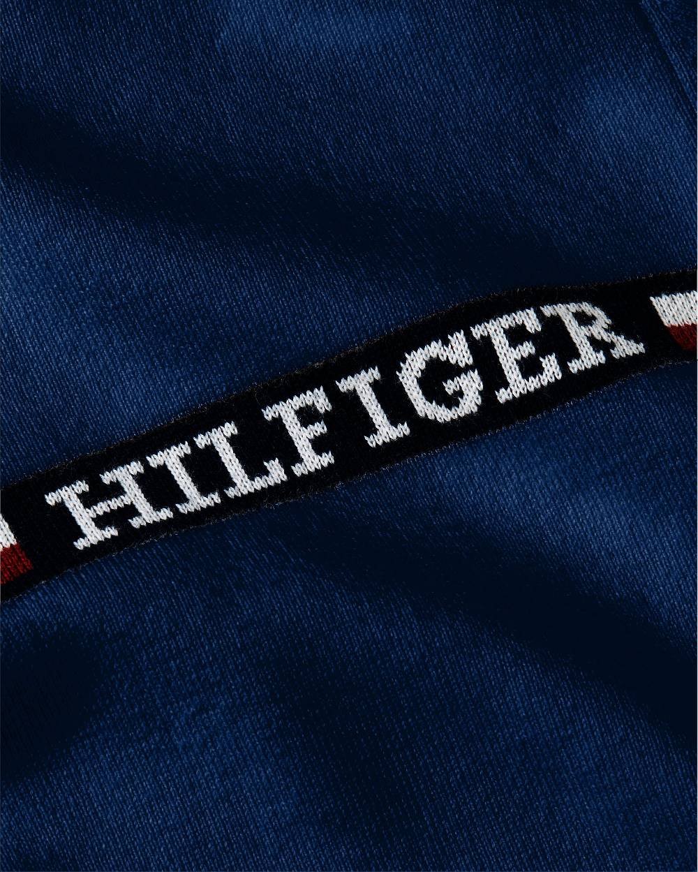 TOMMY HILFIGER  Felpa Pullover Blu in Cotone Misto Tommy Hilfiger Uomo Acquista Ora