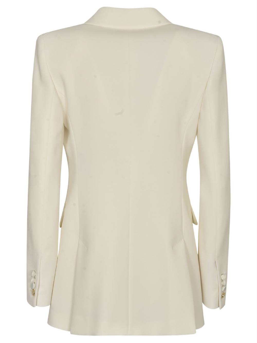 MAX MARA PIANOFORTE  Giacca in Crepe Satin Bianco Max Mara Pianoforte Enormi risparmi