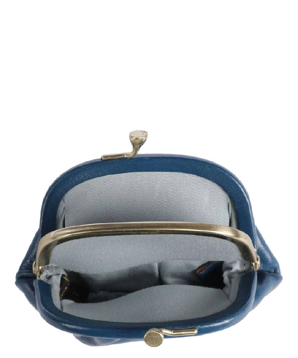 THE BRIDGE  Portamonete Elegante in Pelle Blu di The Bridge Super Saving Price