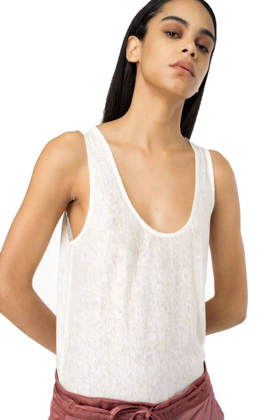 PINKO  Top PINKO Viscosa Bianco da Donna Ultimo giorno