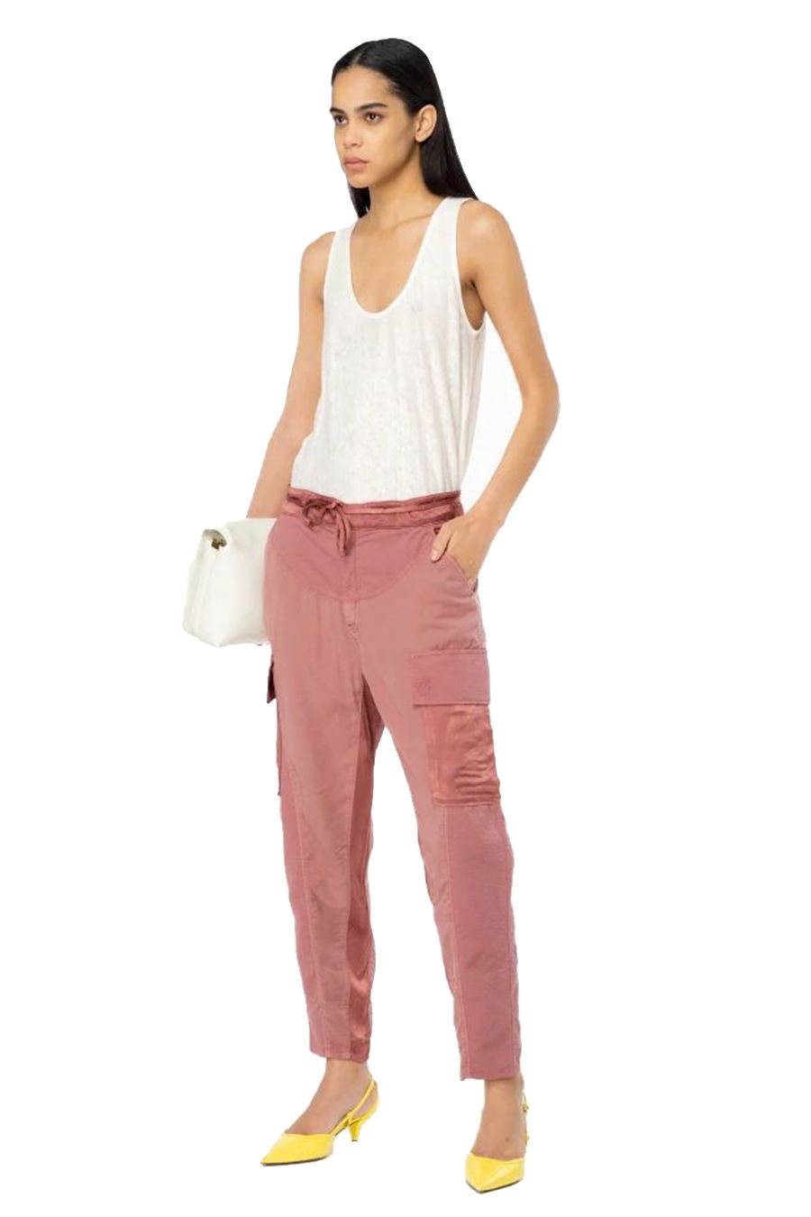 PINKO  Top PINKO Viscosa Bianco da Donna Ultimo giorno