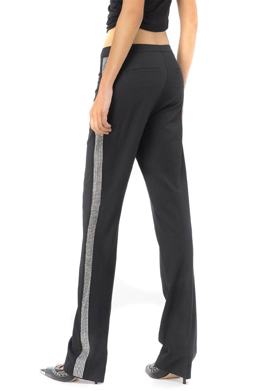 PINKO  Pantaloni Neri in Misto Lana PINKO da Donna Sostegno trimestrale