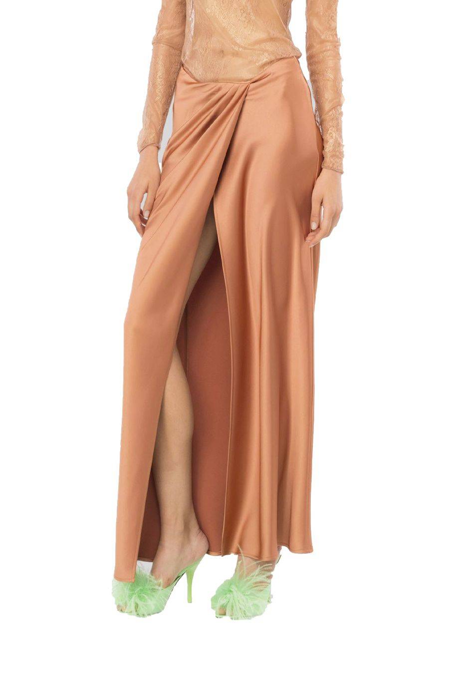 PINKO  Gonna PINKO marrone in viscosa per donna Discount Store per i nuovi prodotti