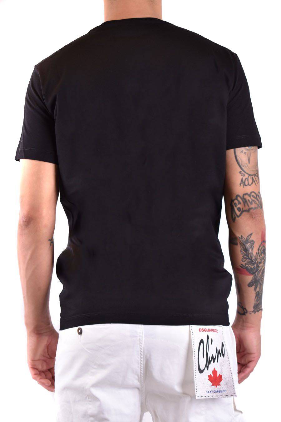 DSQUARED2  T-Shirt Nera in Cotone DSQUARED2 S74GD1223 Solo un giorno rimasto