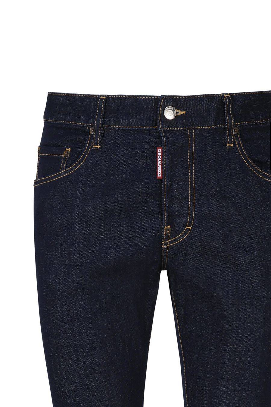 DSQUARED2  Jeans Blu in Cotone Elasticizzato DSQUARED2 da Uomo S74LB1425 Limitato a 3 giorni