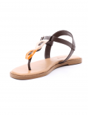 I NUOVO Sandalo basso donna infradito I NUOVO 981006 PRALINE Offerta