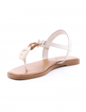 I NUOVO Sandalo basso donna infradito I NUOVO 981006 CREMA Hotsell