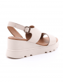 BUENO Sandalo con zeppa donna BUENO Y8602 CREMA I Più Venduti