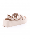 BUENO Sandalo con zeppa donna BUENO Y5904 CREMA Vendite Flash